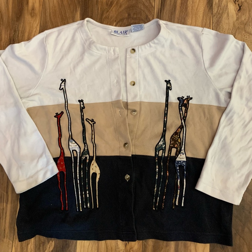 Retro Button Up Cardigan Size Medium
